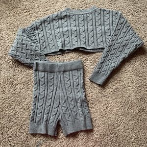 Two piece sweater set
